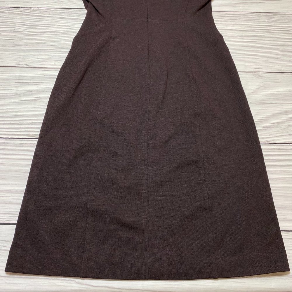 M.M. Lafleur Maggie Textured Ponte Dress Malbec - Picture 11 of 16
